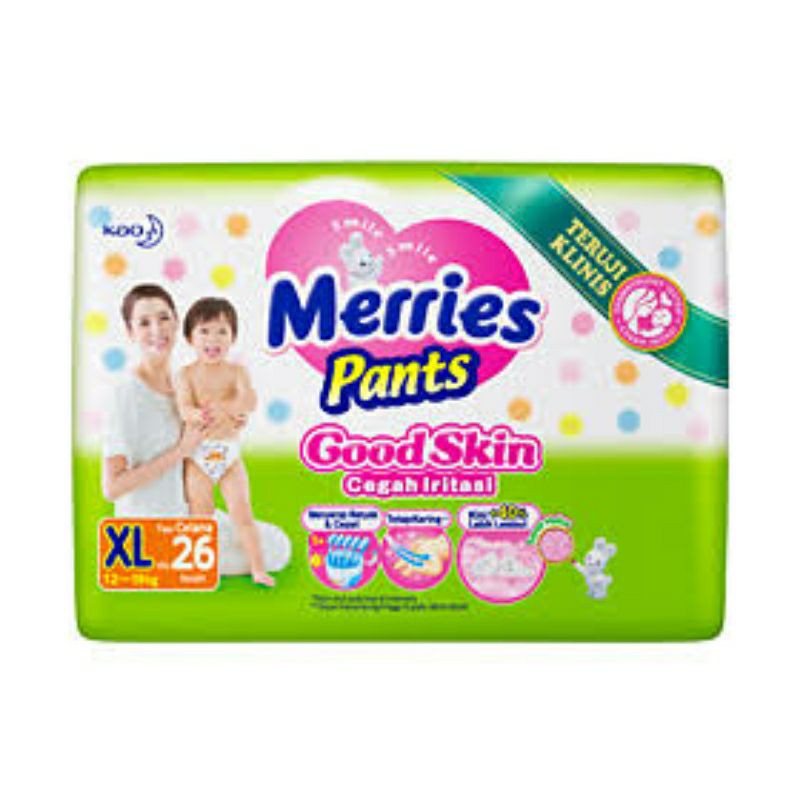 Merries Set 26 Tã Lót Size Xl Chất Lượng Cao Cho Bé