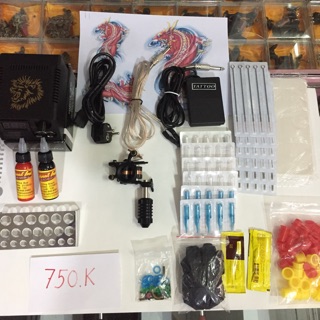 Bộ kit 1 máy xăm mẫu 05 ( hàng có sẵn)