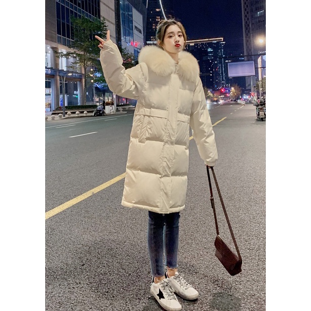 Áo phao nữ đại hàn lông vũ loại 1 cho nữ dáng dài cực hot | BigBuy360 - bigbuy360.vn