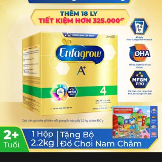 Hộp sữa Enfagrow A+ 4 2.2kg tặng kèm quà ngẫu nhiên