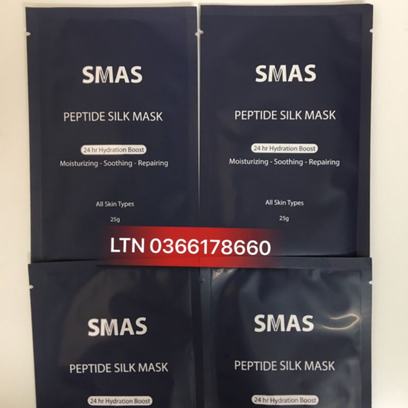 Mặt nạ làm dịu da, giảm sưng SMAS PEPTIDE SILK MASK