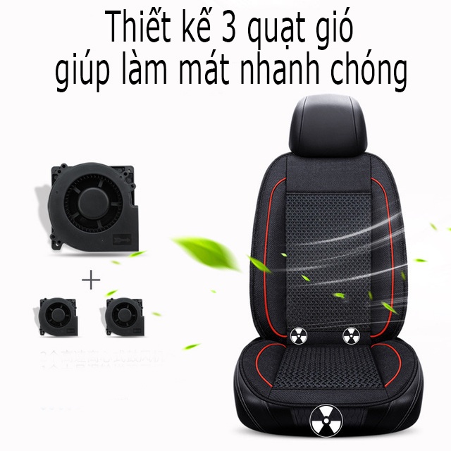 Đệm ghế ô tô có quạt làm mát chống nóng mùa hè