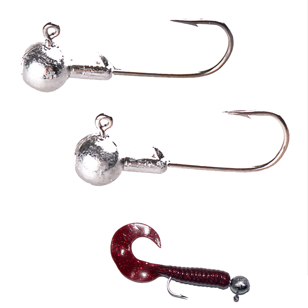 Set 5 Móc Câu Đầu Chì Bằng Thép Carbon Chất Lượng Cao