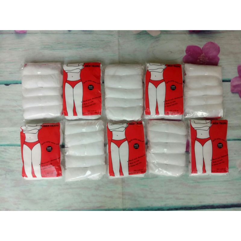 combo  bịch 50 gói quần lót giấy hiền trang
