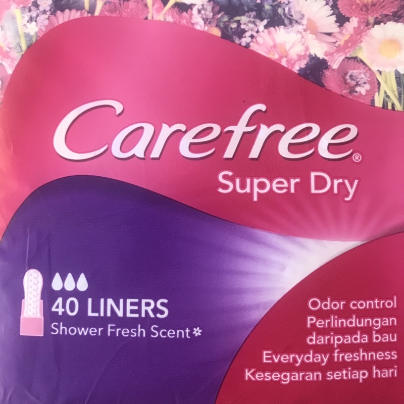 Băng vệ sinh hàng ngày Carefree siêu thấm 40 Liners