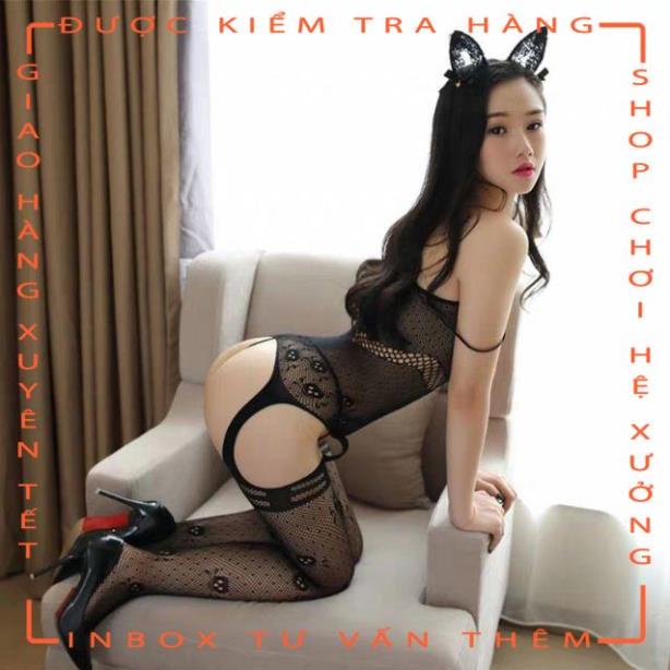 Đồ ngủ lưới gợi cảm - Cosplay liền thân đồ ngủ xuyên thấu  - hot tiktok | BigBuy360 - bigbuy360.vn