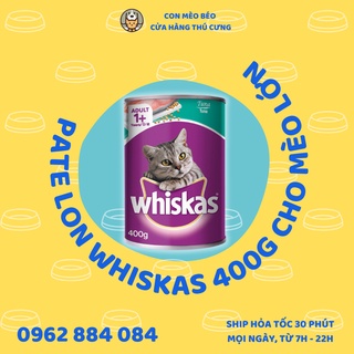 Pate Lon WHISKAS ADULT Cho Mèo Lớn 400G - CONMEOBEO