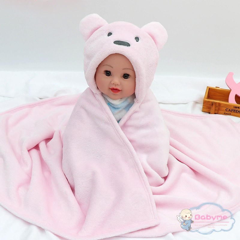 Khăn bọc tắm bằng cotton mềm mại cho bé