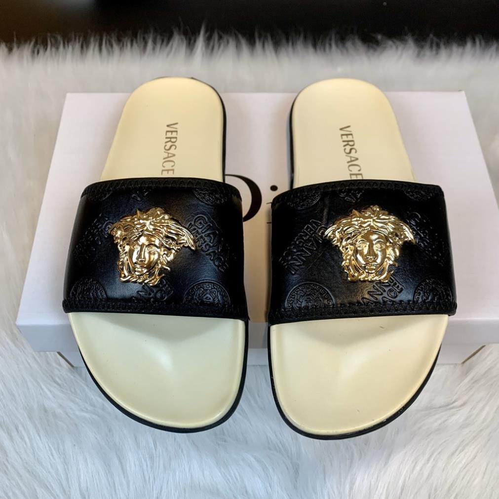 [FREESHIP] [TỐP BÁN CHẠY] [TỐP BÁN CHẠY] Dép Versace ❤️FREESHIP❤️ Dép Versace Nam - Dép Nam Quai Ngang Cao Cấp