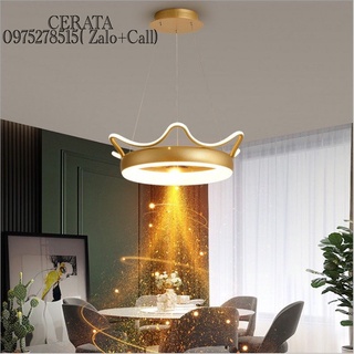 Đèn Thả Trang Trí Vương Miện Sử Dụng Để Trang Trí Phòng Ngủ, Phòng Bếp, Phòng Khách SHOWROOM Cực Đẹp ( Bảo Hành 3 năm)