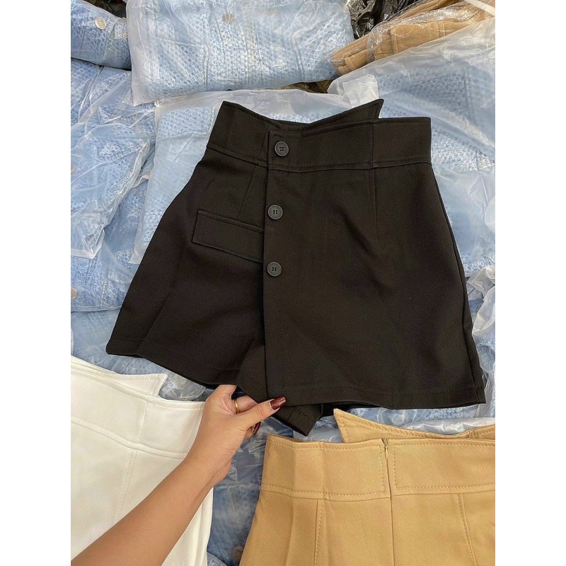 Quần giả váy vạt lệch 3 khuy | BigBuy360 - bigbuy360.vn