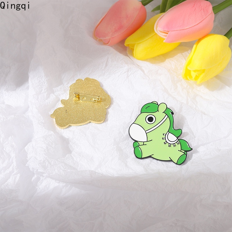 Huy hiệu cài áo Miss Zoe hình động vật hoạt hình đáng yêu