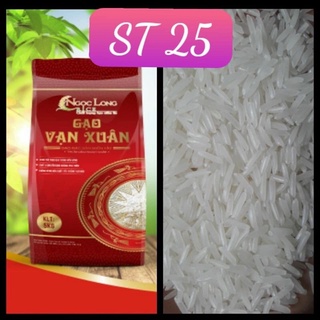 Gạo thơm thượng hạng Vạn Xuân 5kg - ST25 lúa tôm