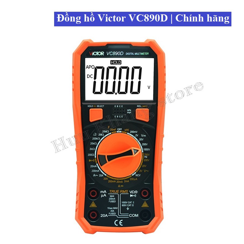 Đồng hồ vạn năng hiện thị số Victor VC890D Chính hãng