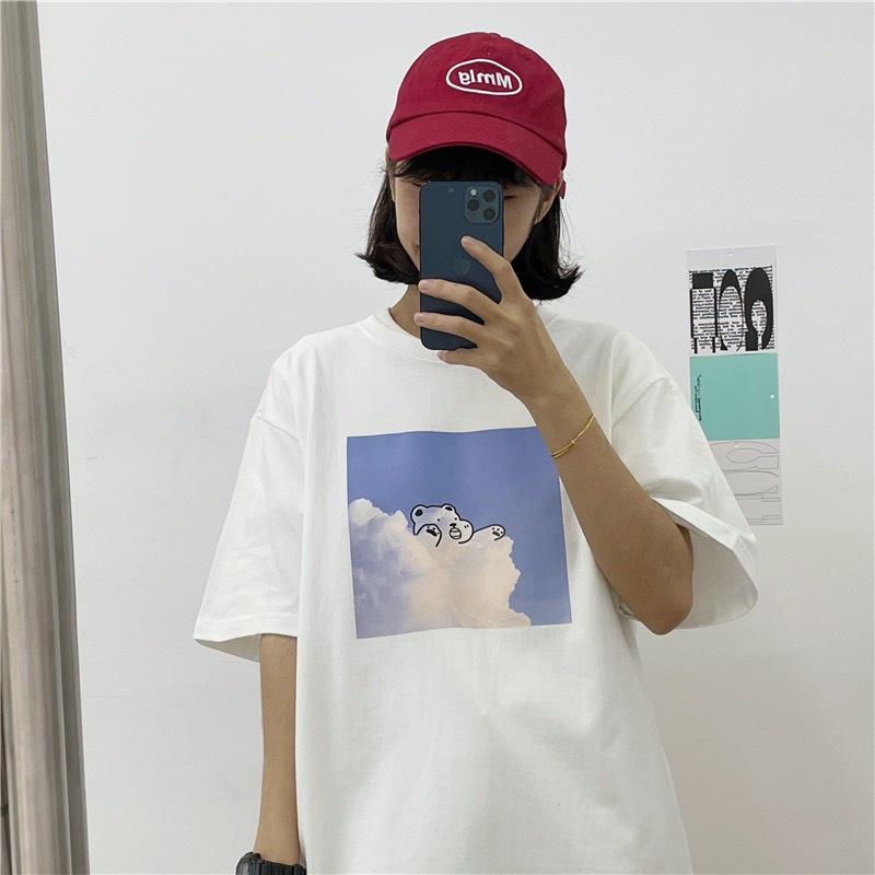 Áo thun tay lỡ form rộng unisex Neko.sg ATL275