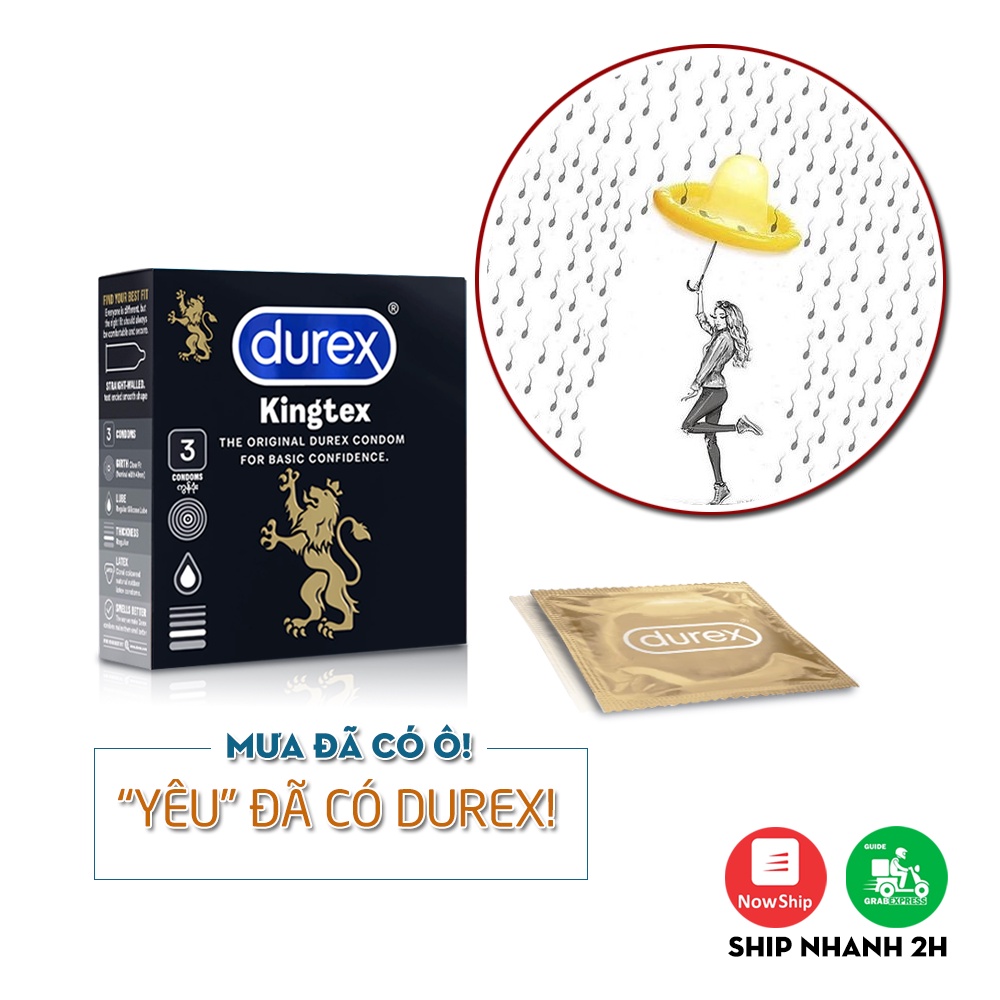 Bao Cao Su Durex Chính hãng Đủ Các Loại - Siêu Mỏng - Gân Gai - Kéo Dài Thời Gian - Ngăn Xuất Tinh Sớm