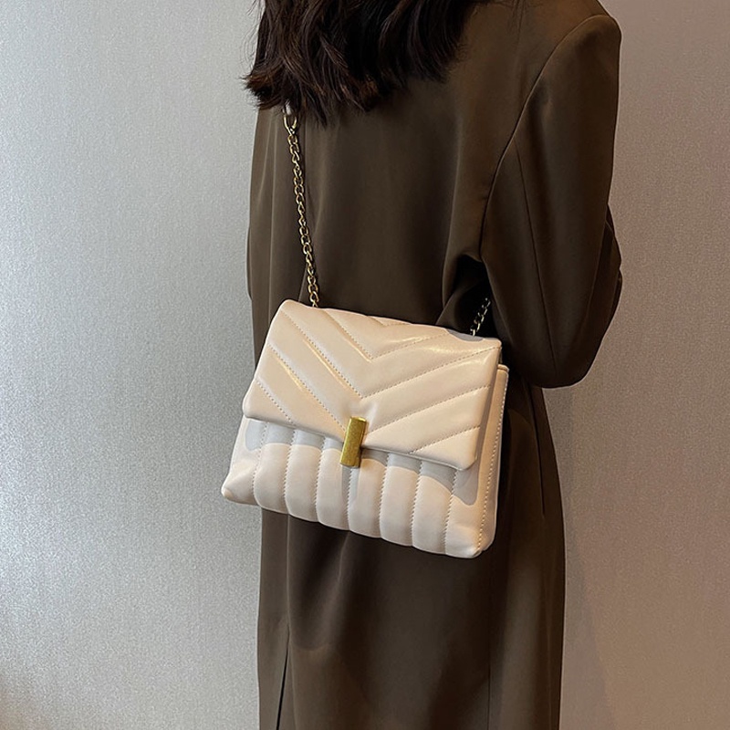 Túi đeo chéo IELGY màu sắc đơn giản phong cách retro cho nữ