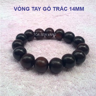 Vòng Tay Gỗ Trắc 14mm