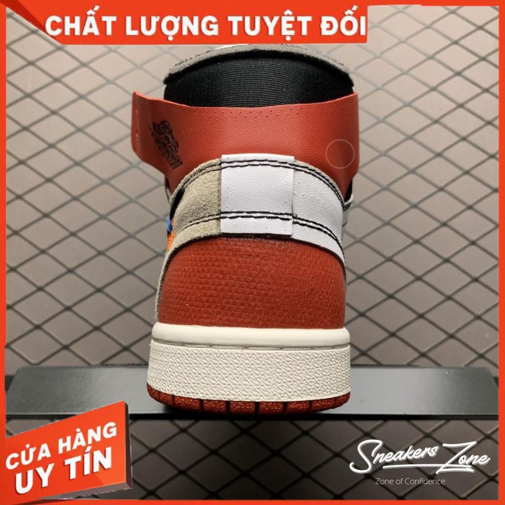 (FREESHIP+HỘP+QUÀ) Giày thể thao AIR JORDAN 1 OFF WHITE Retro High Chicago đỏ trắng siêu đẹp cho nam và nữ | BigBuy360 - bigbuy360.vn