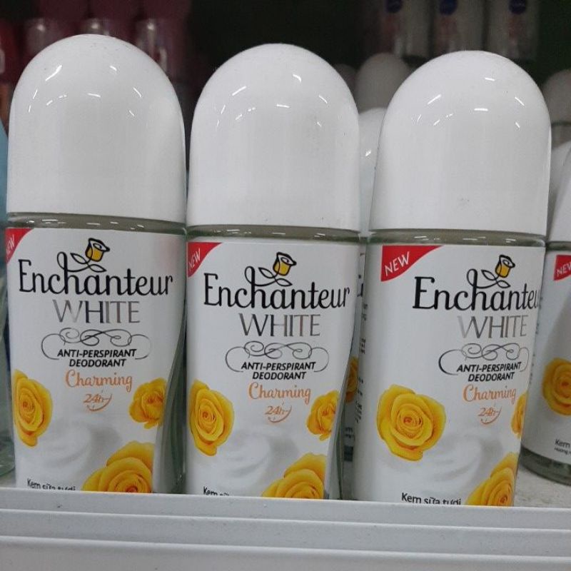 Lăn khử mùi Enchanteur hương chảming 50ml ( vàng )