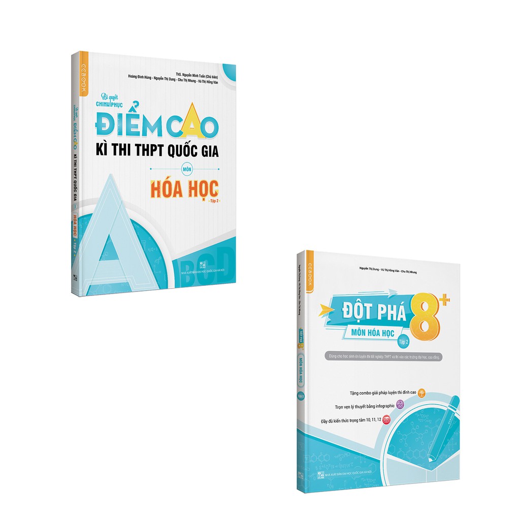 Sách Combo Đột phá điểm cao thi THPT Quốc gia môn Hoá học Tập 2