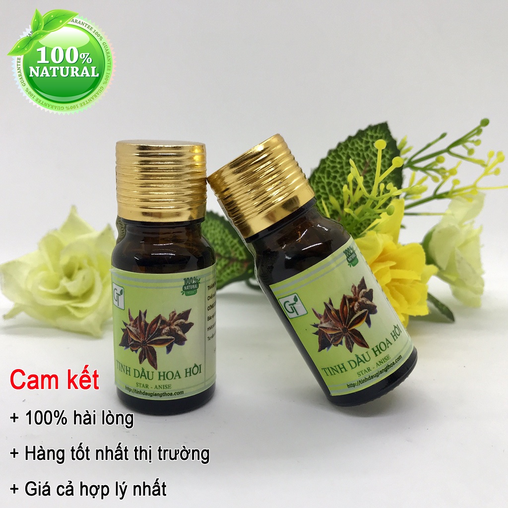 Tinh Dầu Hoa Hồi Lạng Sơn 100ml - Giữ ấm cơ thể, chống cảm lạnh, tạo hương thơm -
