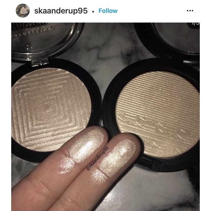 Maybelline - Master Chrome Highlighter #250  | phấn bắt sáng Master Chrome màu sâm panh ngọc trai #250