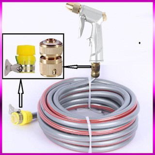 [Dear Hot] Bộ dây và vòi xịt tăng áp lực nươc 300%  701576 loại 5m  (cút đồng   dây xám) [SKM]