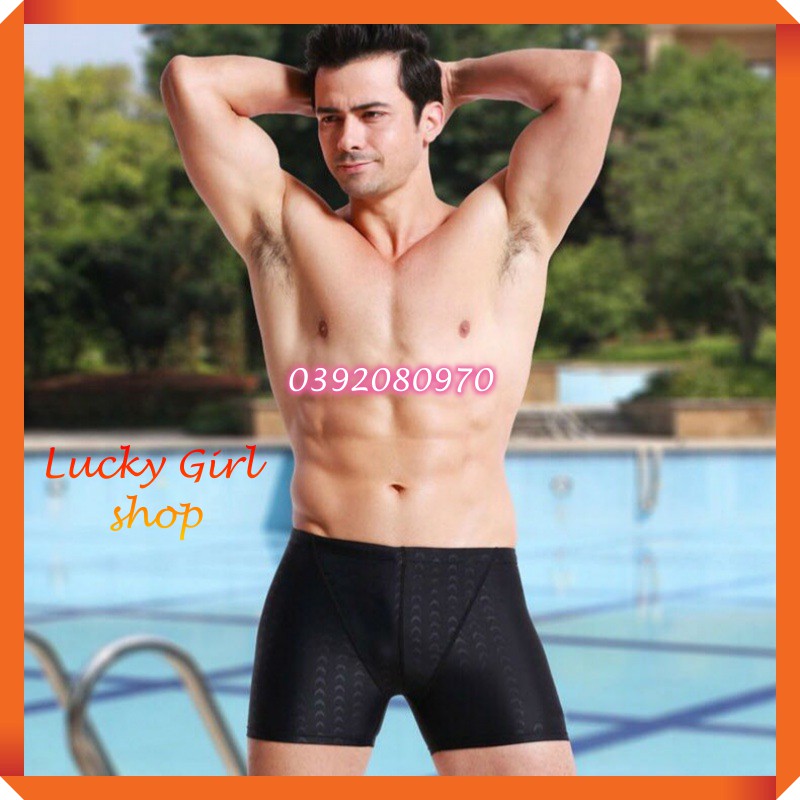[BIG SIZE-KHÔNG THẤM NƯỚC] Quần Bơi Nam Đùi Và Lỡ Thun Không Thấm Nước Co Giãn 4 Chiều Cao Cấp Size 3XL-6XL- Lucky Girl | BigBuy360 - bigbuy360.vn