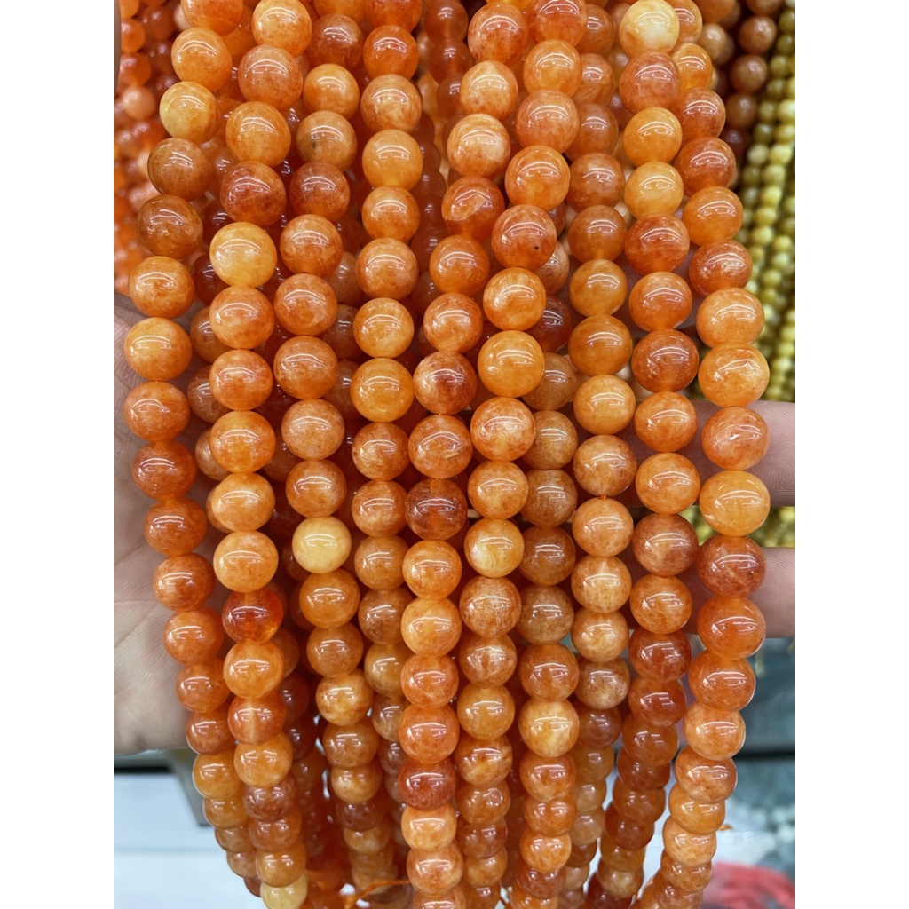 DIY Imitation Golden Color Loose Beads For Making Bracelet 15"
