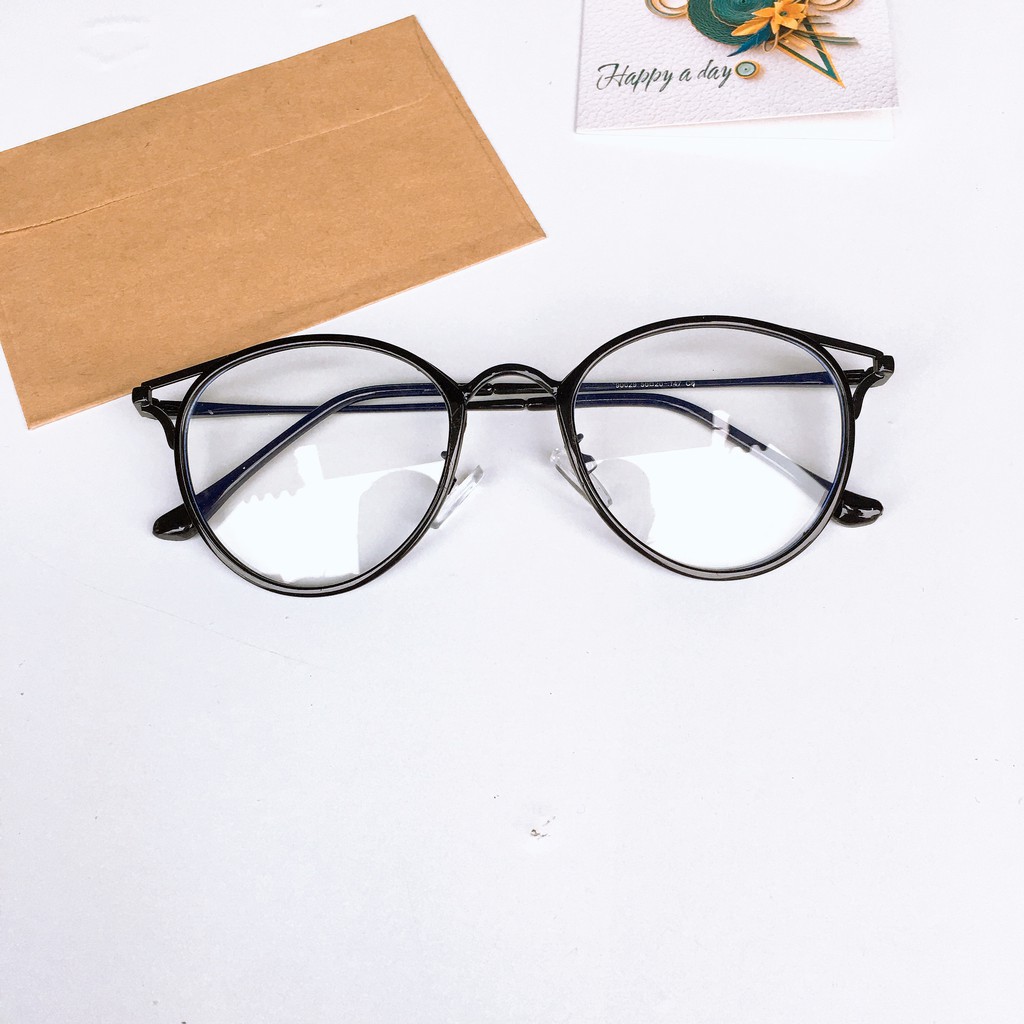 Gọng kính cận nữ kim loại Liupeyewear mắt mèo cá tính nhiều màu đen, trắng, hồng 90029 thời trang unisex | BigBuy360 - bigbuy360.vn