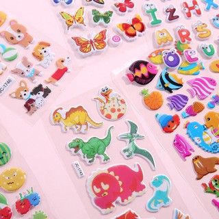 Sticker 3D dán nổi họa tiết họat hình sinh động cho bé