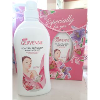 Sữa tắm Gervenne trắng da hương nước hoa kèm hộp xách sang trọng