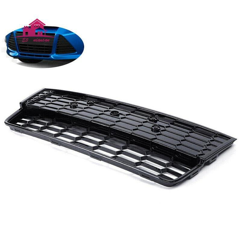 Car Honeycomb Mesh Front Lower Center Grille Grill for Ford Focus S/SE 2012 2013 2014