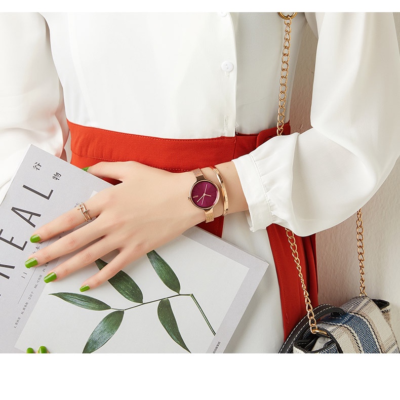 Đồng Hồ Nữ Chính Hãng J U L I U S Dây Da Cao Cấp Phong Cách Vintage Retro Cổ Điển Nữ Tính Đẹp Giá Rẻ