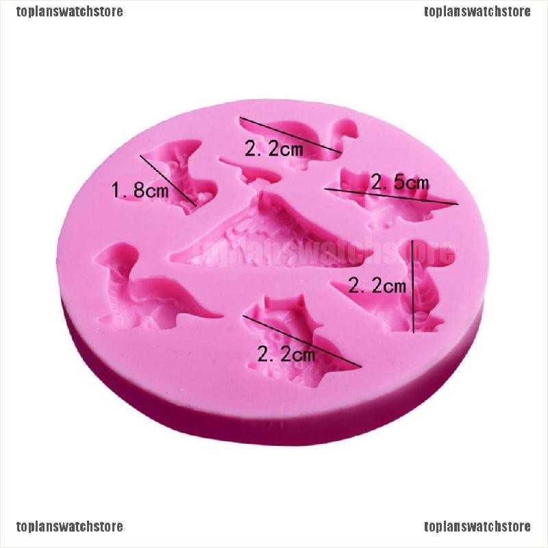 Khuôn silicone Tạo Hình Khủng Long Trang Trí Bánh