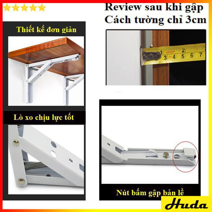 Bản lề gập thông minh/bản lề gấp thông minh 25/ 30/ 40/ 45 cm ( bộ 2 chiếc) có kèm ốc vít  -  đồ làm mộc