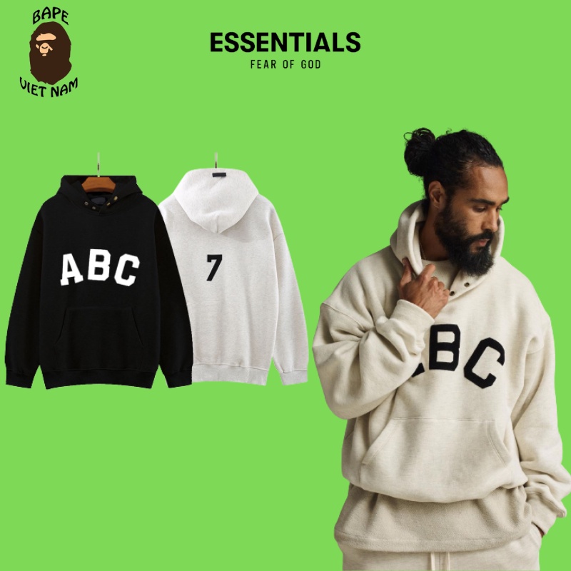 Áo Hoodie Fear Of God ss23, Fear Of God Hoodie, chất liệu Cotton dạng Nỉ bông BapeVN