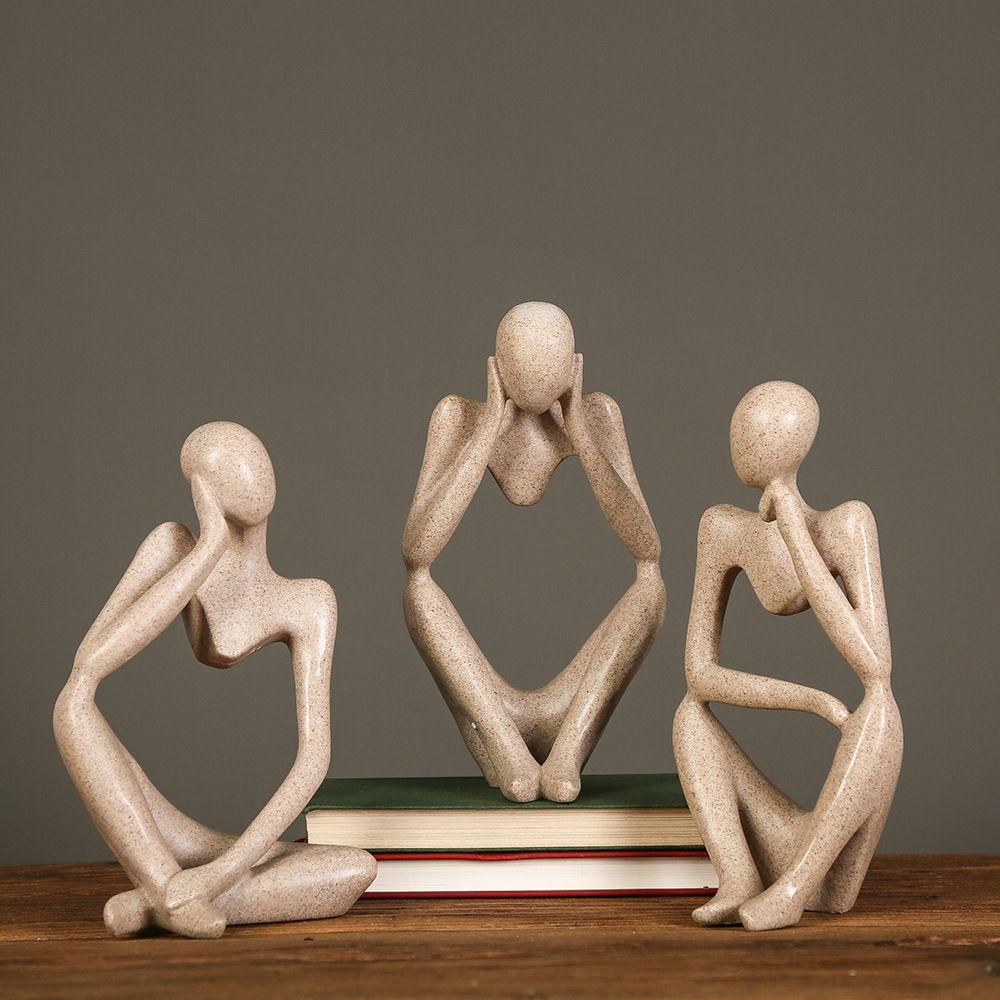 SUSANS Tượng Điêu Khắc Thủ Công Nghệ Thuật Hiện Đại Bằng Nhựa Resin