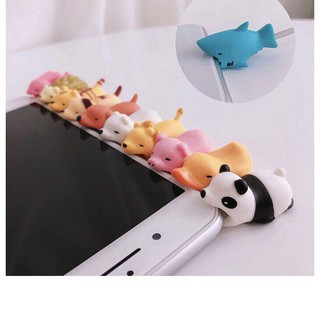 Thú Mochi Kute Bảo Vệ Đầu Cáp Sạc - moci