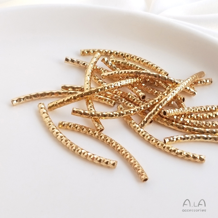 Set 10 Ống Nối Hình Chữ S Mạ Vàng 14k Làm Vòng Tay/Dây Chuyền Tiện Lợi