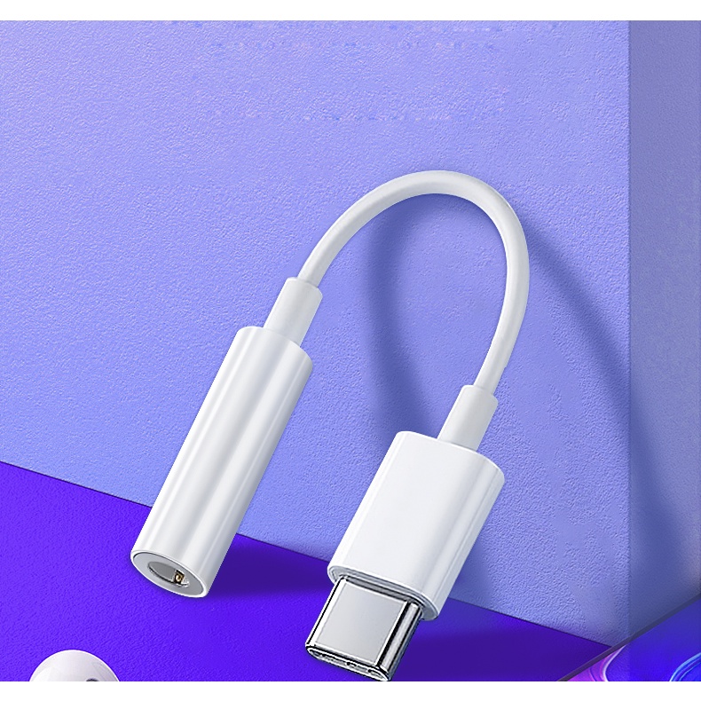 Đầu chuyển đổi âm thanh từ Type C sang 3.5mm dành cho Samsung S9, Note 9, Note 10..