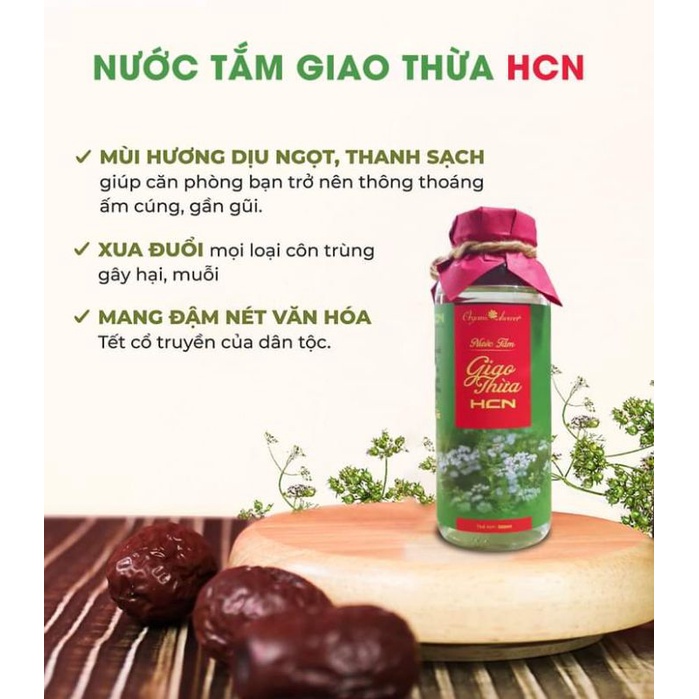 Nước mùi già  tắm giao thừa xông phòng thanh lọc không khí tiêu diệt côn trùng