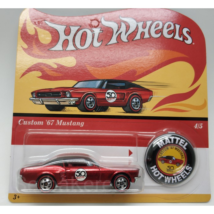 Hotwheels Mô Hình Xe Hơi Mustang Kỷ Niệm 50 Năm Sống Động