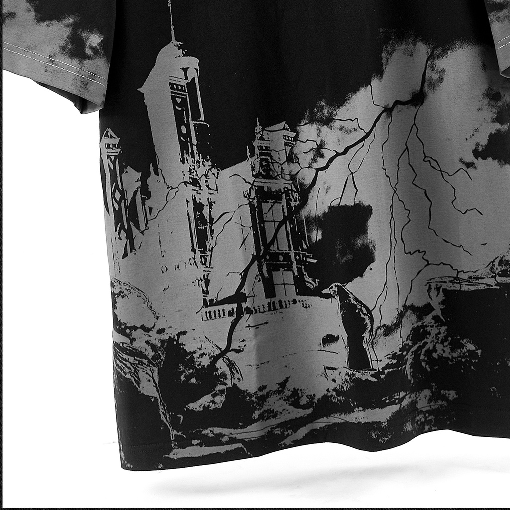 Áo Thun Tay Lỡ Unisex THUNDER BOLT 100% Cotton - HADES Brand Chính Hãng | BigBuy360 - bigbuy360.vn