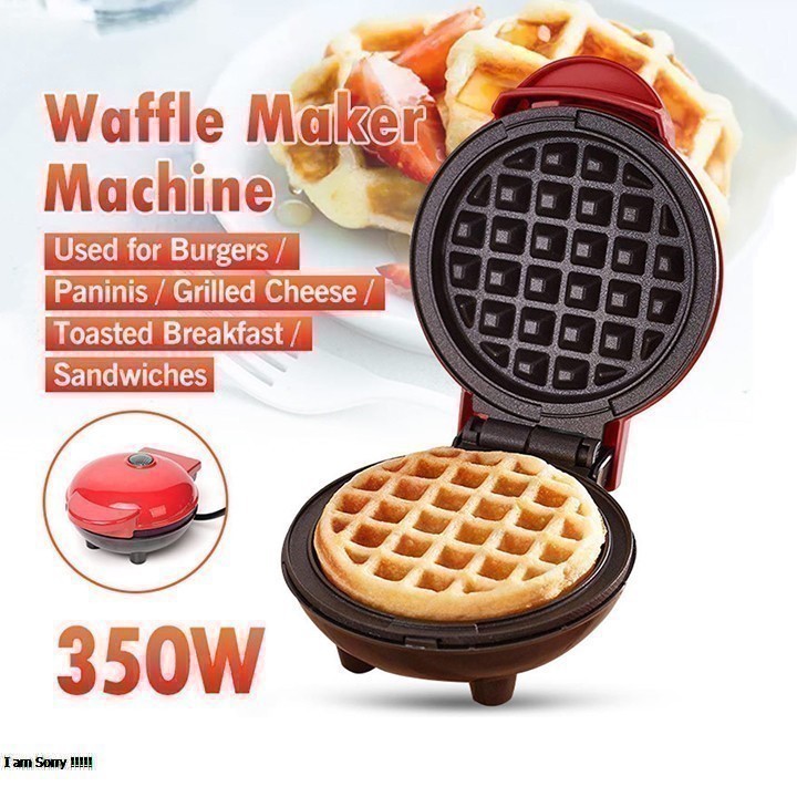 [Mã ELHADEV giảm 4% đơn 300K] Máy làm bánh Waffle, Nướng bánh kẹp tổ ong mini Sokany