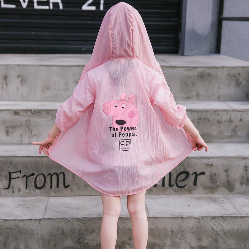 🔥🔥Áo Khoác Chống Nắng Tia Cực Tím Thiết Kế Thoáng Khí Thời Trang Mùa Hè Cho Bé Gái