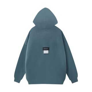 HOODIE "LOGO SS20" DOUBLE LABEL GOBLIN BLUE