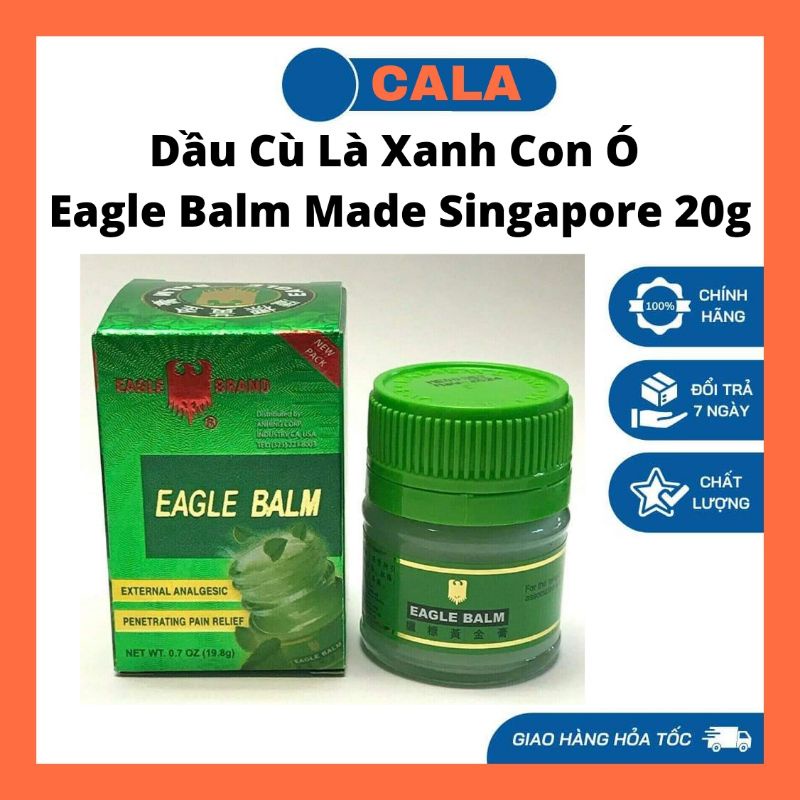 (Chính Hãng) Dầu Cù Là Xanh Con Ó Eagle Balm Mỹ 20g