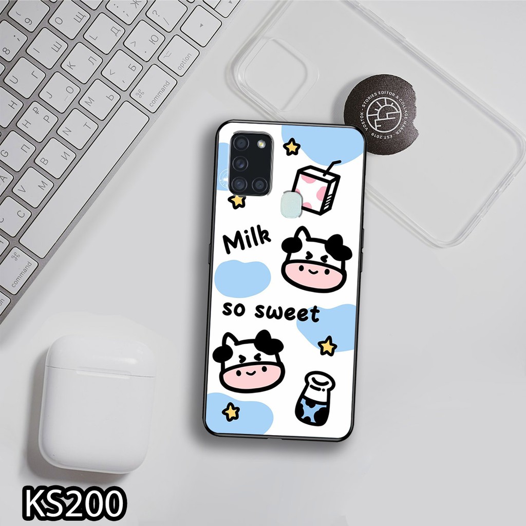 [HOT] Ốp lưng Samsung A11/A21/A21S in hình bò sữa siêu đẹp, độc, lạ_KINGSTORE.HN_Ốp SS  A11/A21/A21S